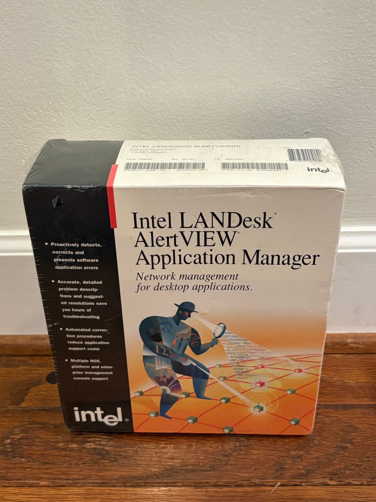 INTEL LANDesk Alert VIEW Application Manager Ver 2.4 Software NIB Sealed Vintage