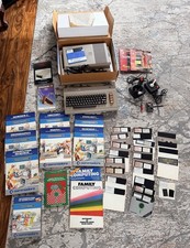 Commodore 64 Vintage Home Computer w/ Box, Manuals, Software Disks & Accessories picture