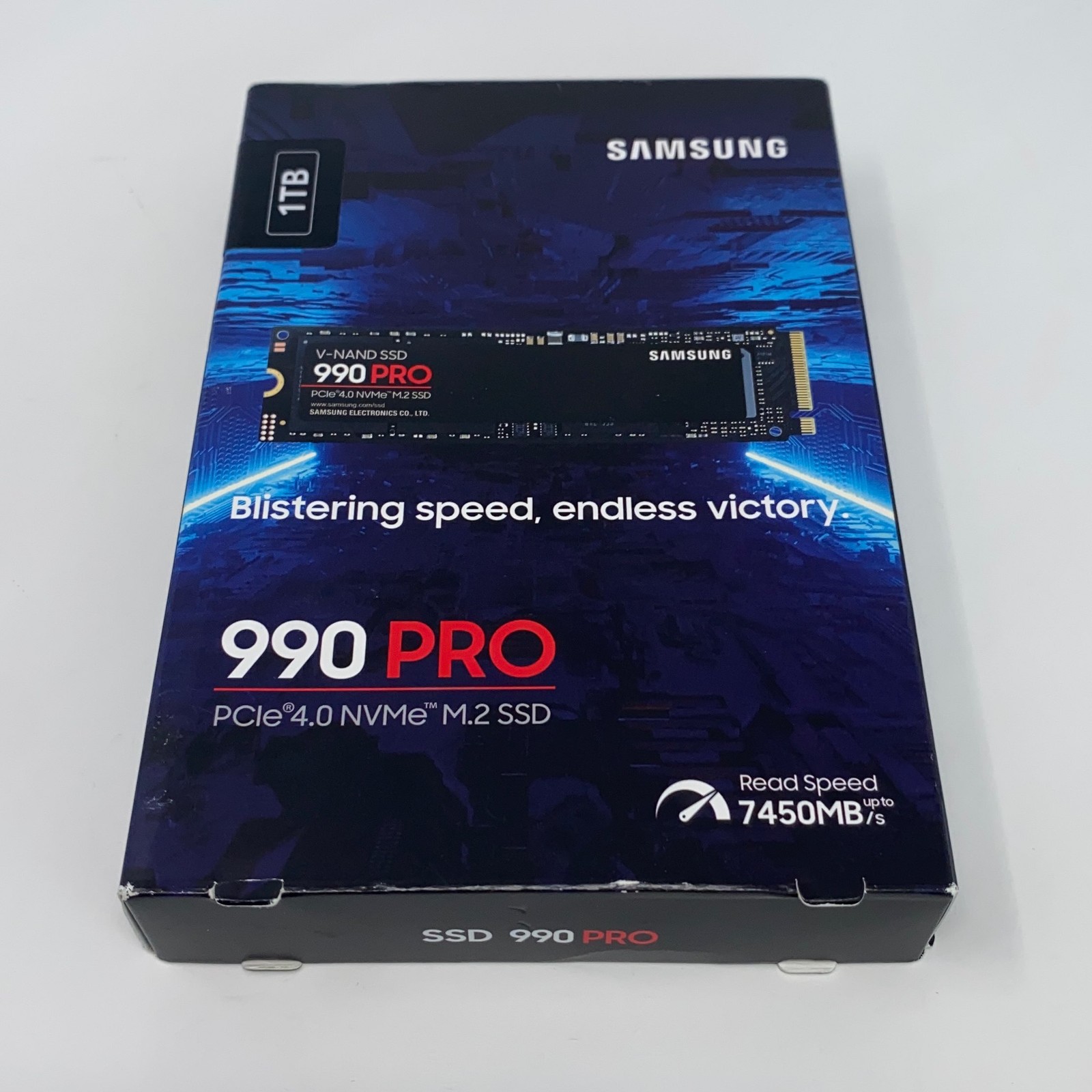 Samsung 990 PRO 1TB PCIe 4.0 NVMe M.2 2280 SSD Black MZ-V9P1T0