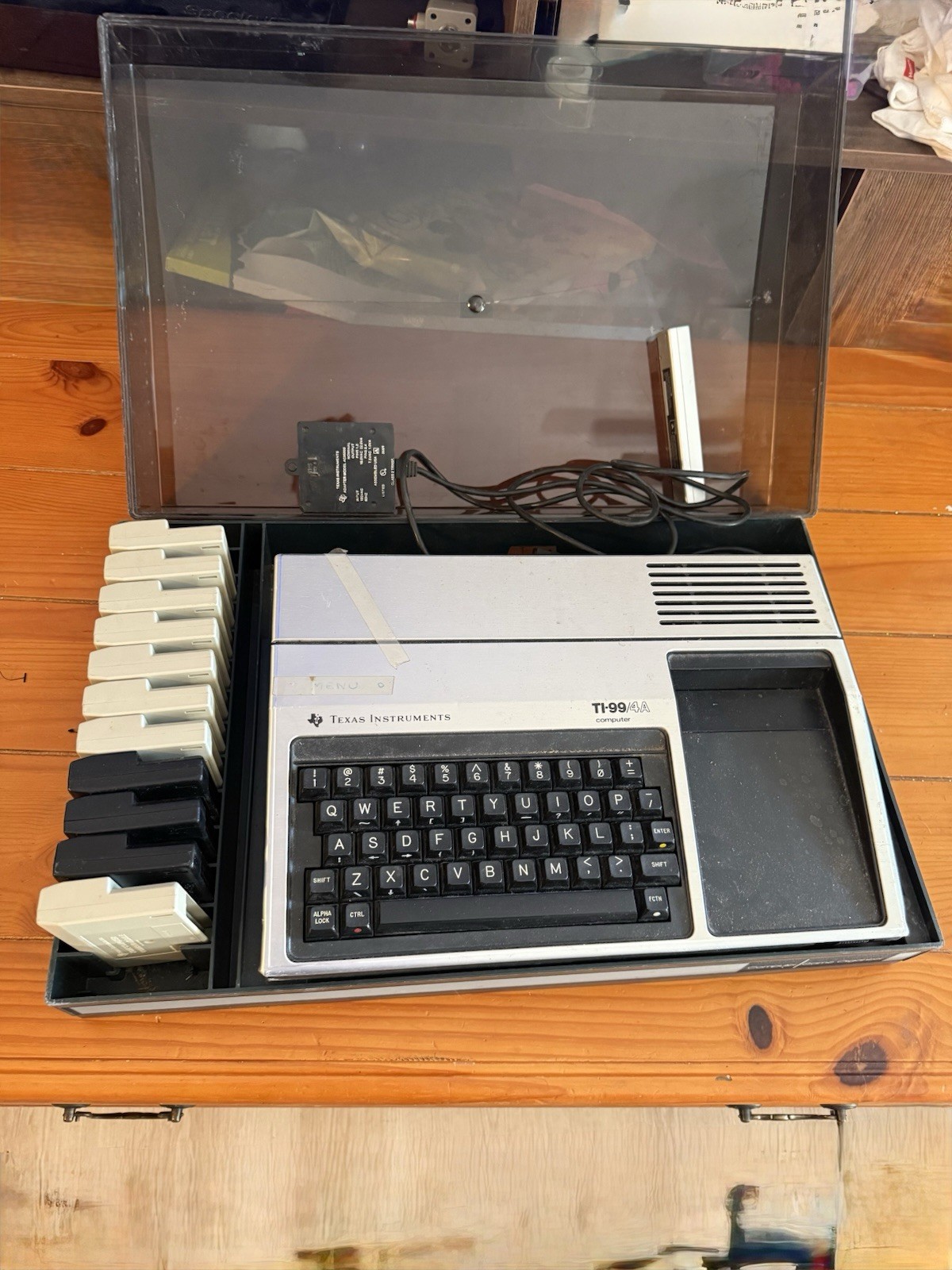 Vintage Texas Instruments TI-99/4A Home Computer Silver Console W GamesUntested Vintage Texas Instruments TI-99/4A Home Computer Silver Console W GamesUntested