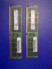 Micron MTA36ASF2G72PZ-2G1A2KK 16GB 2133P DDR4 ECC Server Memory (LOT OF 2) picture