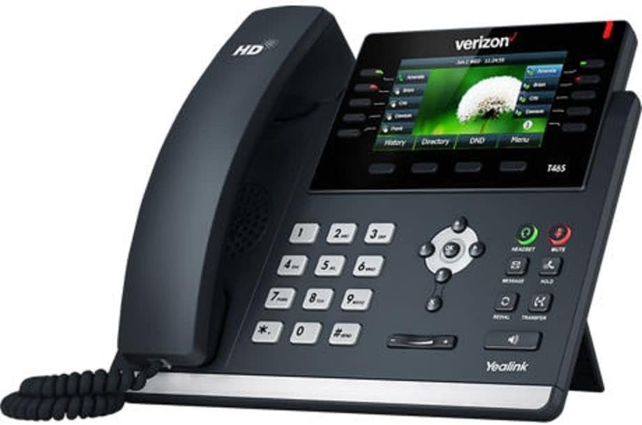 Verizon Yealink SIP-T46S T46S IP Desk Phone Bluetooth Ready (Open Box) Verizon Yealink SIP-T46S T46S IP Desk Phone Bluetooth Ready (Open Box)