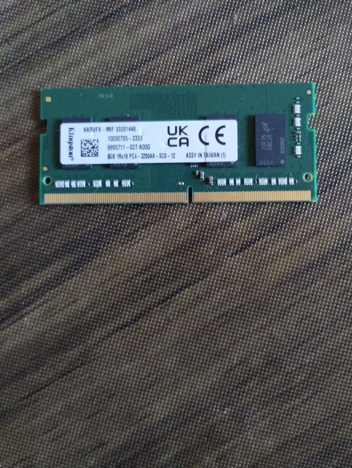 A-Tech 8GB DDR4-3200 SODIMM Laptop RAM - Reliable Replacement For Kingston KCP432SS8/8