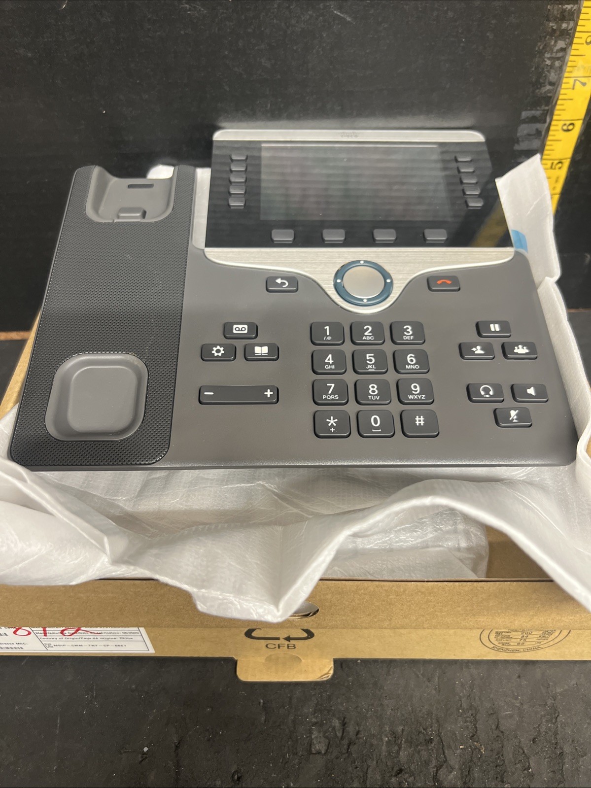 Cisco CP-8861-K9 8861 VoIP IP Corded Phone Charcoal New Cisco CP-8861-K9 8861 VoIP IP Corded Phone Charcoal New