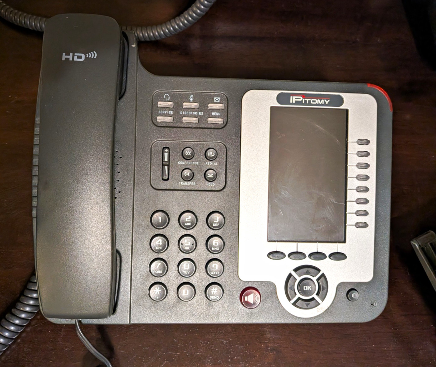 Set of 5 USED IPitomy IP620-B HD VoIP 6-Line IP Phone Speakerphone Ethernet POE Set of 5 USED IPitomy IP620-B HD VoIP 6-Line IP Phone Speakerphone Ethernet POE