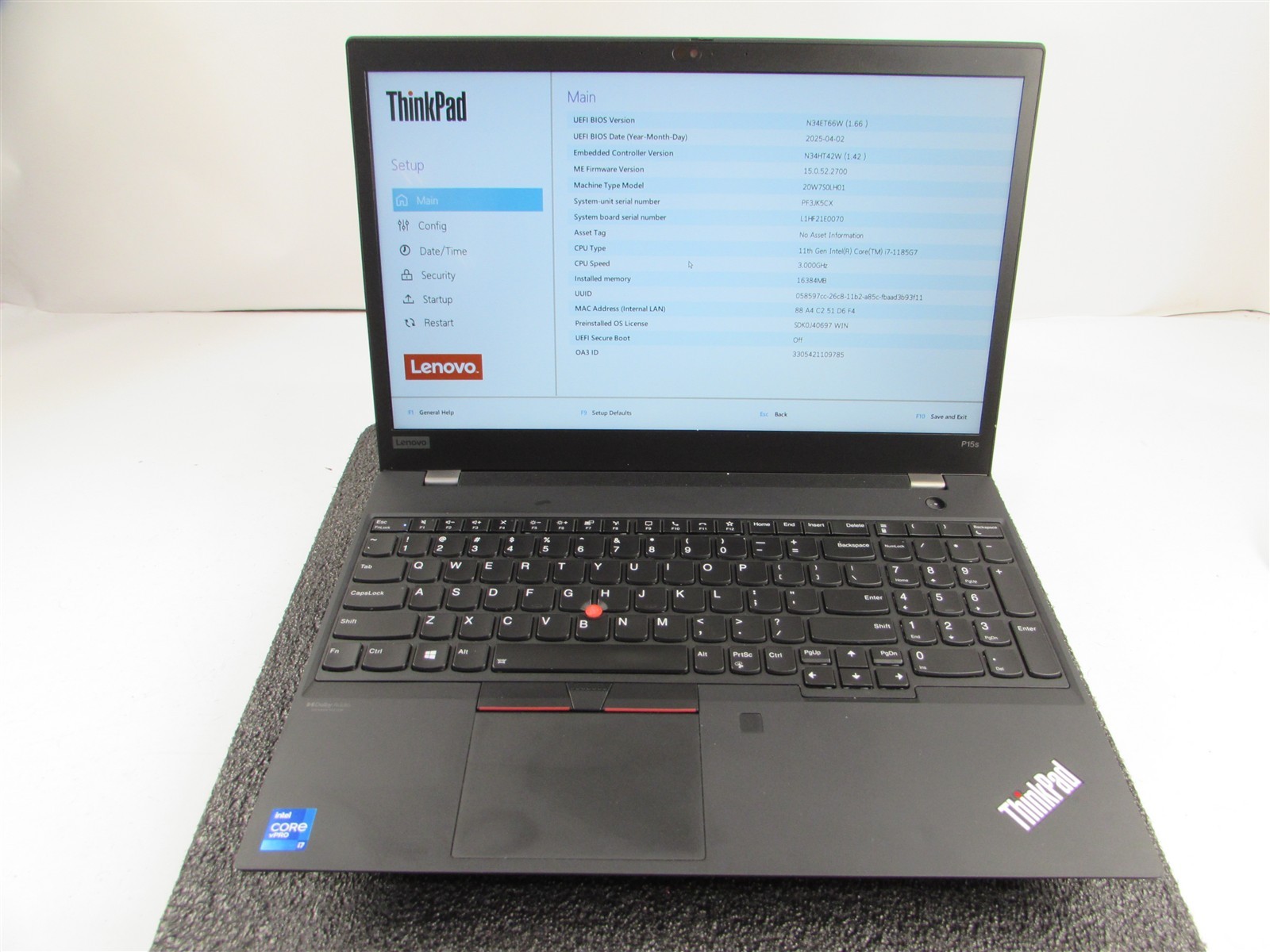 LENOVO THINKPAD P15S (GEN 2) FHD I7-1185G7 512GB SSD 16GB RAM NVIDIA T500 NO O.S LENOVO THINKPAD P15S (GEN 2) FHD I7-1185G7 512GB SSD 16GB RAM NVIDIA T500 NO O.S
