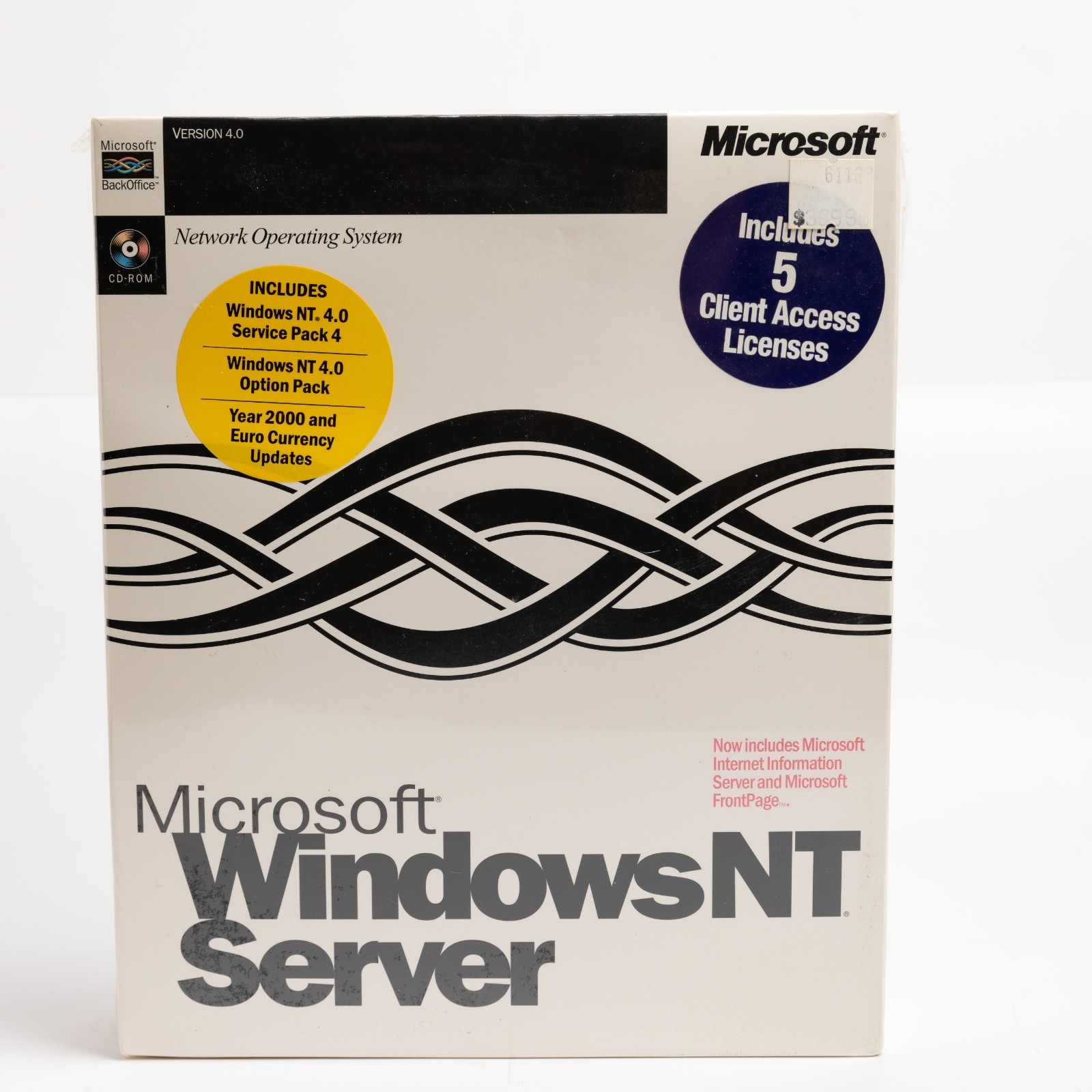 Vintage Microsoft Windows NT Server 4.0  5 Client Access Licenses Sealed