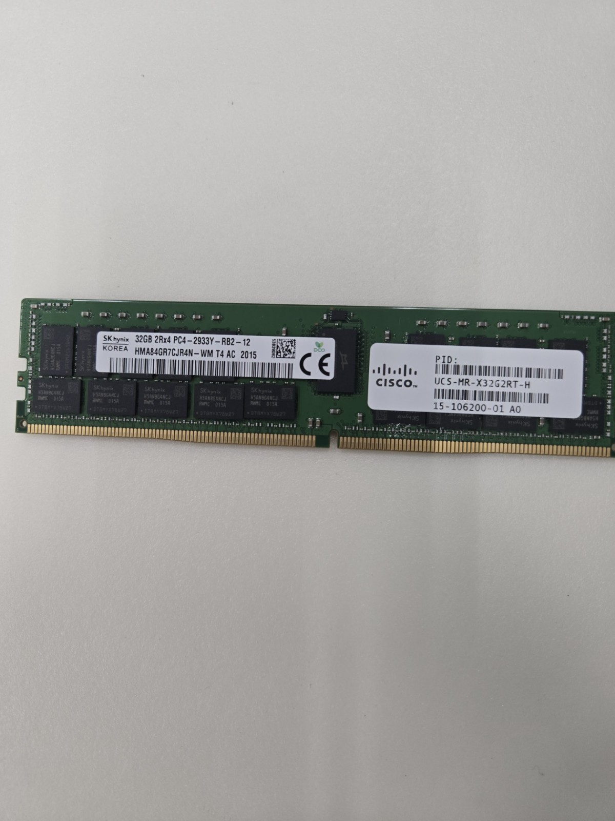 HMA84GR7CJR4N-WM Hynix 32GB PC4-23400 DDR4-2933MT/s 2Rx4 ECC Memory