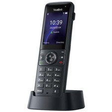 Yealink 1301013 AX83H Cordless Wi-Fi, Bluetooth 5 VoIP Handset Phone, Gray picture