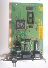 Vintage 3Com EtherLink III 3C509B-C ISA Ethernet Card RJ45 BNC AUI picture