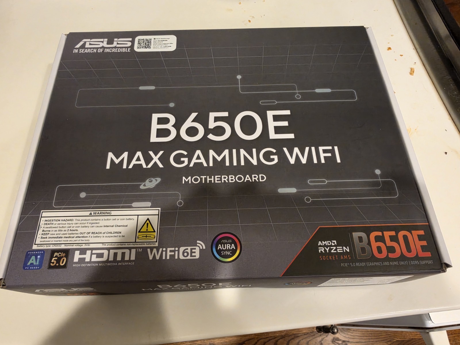 ASUS B650E MAX GAMING WIFI AM5 Motherboard PCIe 5.0 DDR5 ASUS B650E MAX GAMING WIFI AM5 Motherboard PCIe 5.0 DDR5