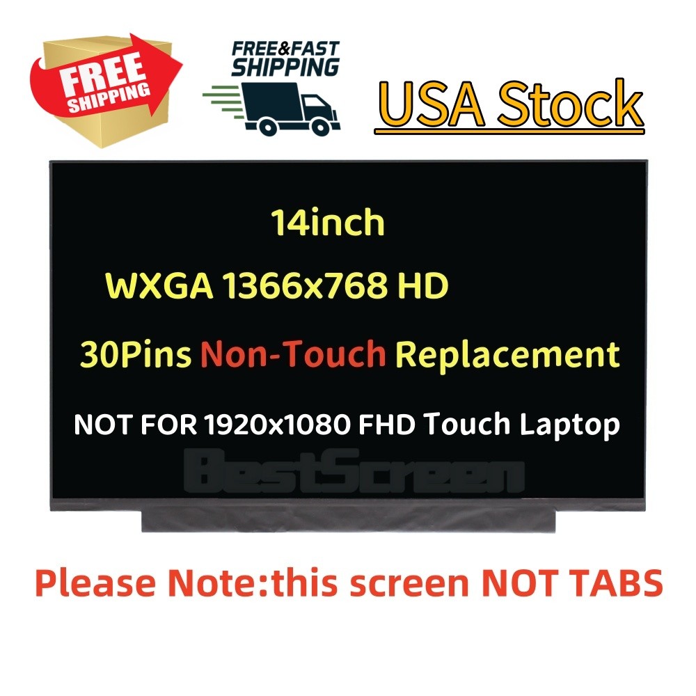Samsung GALAXY CHROMEBOOK GO XE345XDA-MA1TM 30 Pins Screen Replacement LCD LED