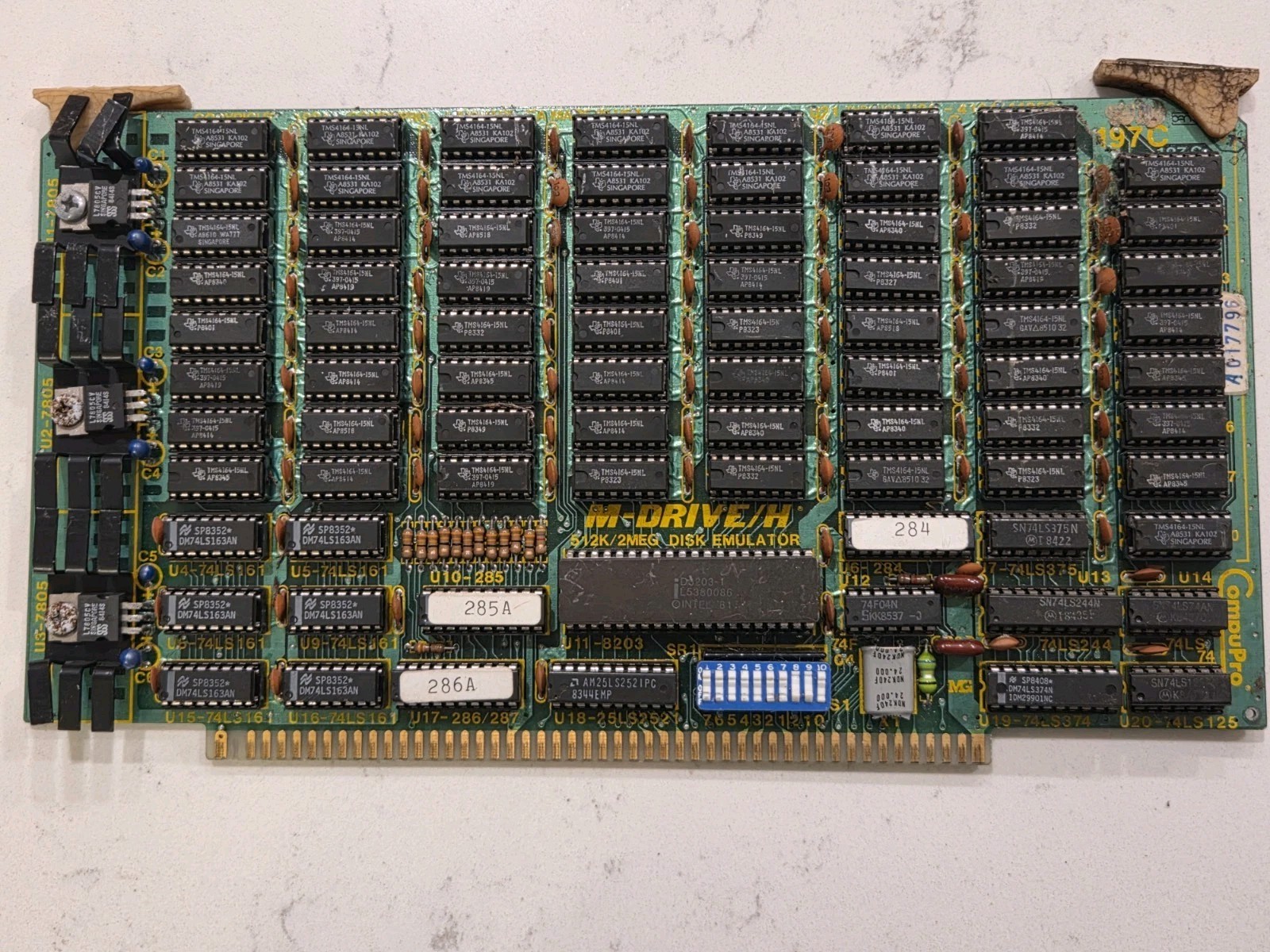 Vintage 1984 CompuPro M-Drive/H S-100 Bus RAM Disk Emulator Board 512K Intel... Vintage 1984 CompuPro M-Drive/H S-100 Bus RAM Disk Emulator Board 512K Intel...