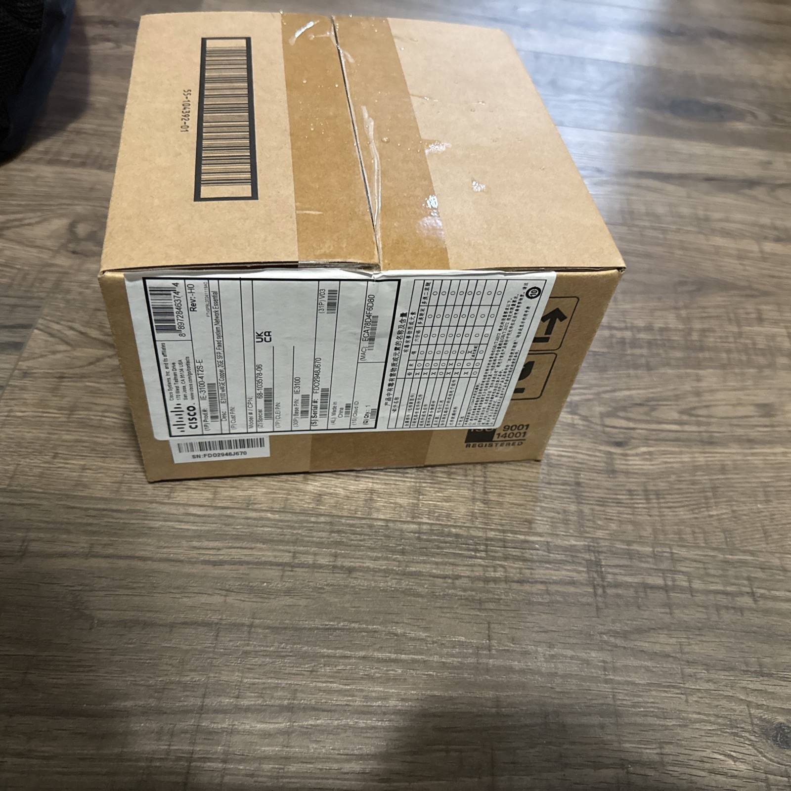 CISCO INDUSTRIAL SWITCH IE-3100-8T2C-E New CISCO INDUSTRIAL SWITCH IE-3100-8T2C-E New