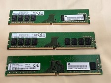 24GB DDR4 Desktop RAM Lot Samsung 2 x 8GB and Kingston 1 x 8GB picture