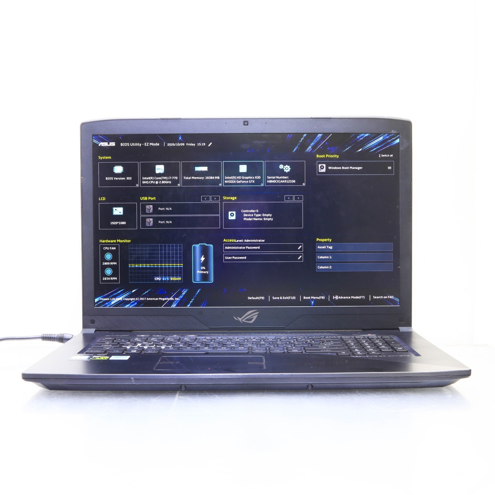 ASUS GL703V 17.3\ ASUS GL703V 17.3\