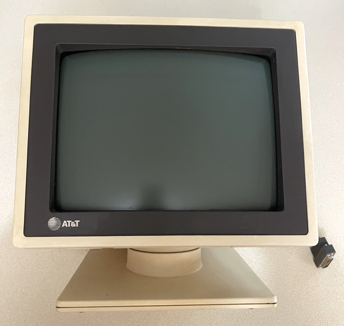 Vintage AT&T Monitor CRT 313 Retro CRT Monitor Monochrome Monitor Untested