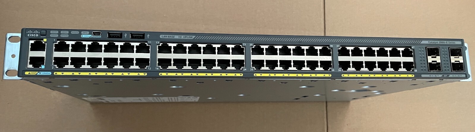 Cisco Catalyst 2960-X Series 48-Port Gigabit Switch WS-C2960X-48TS-L V02 Cisco Catalyst 2960-X Series 48-Port Gigabit Switch WS-C2960X-48TS-L V02
