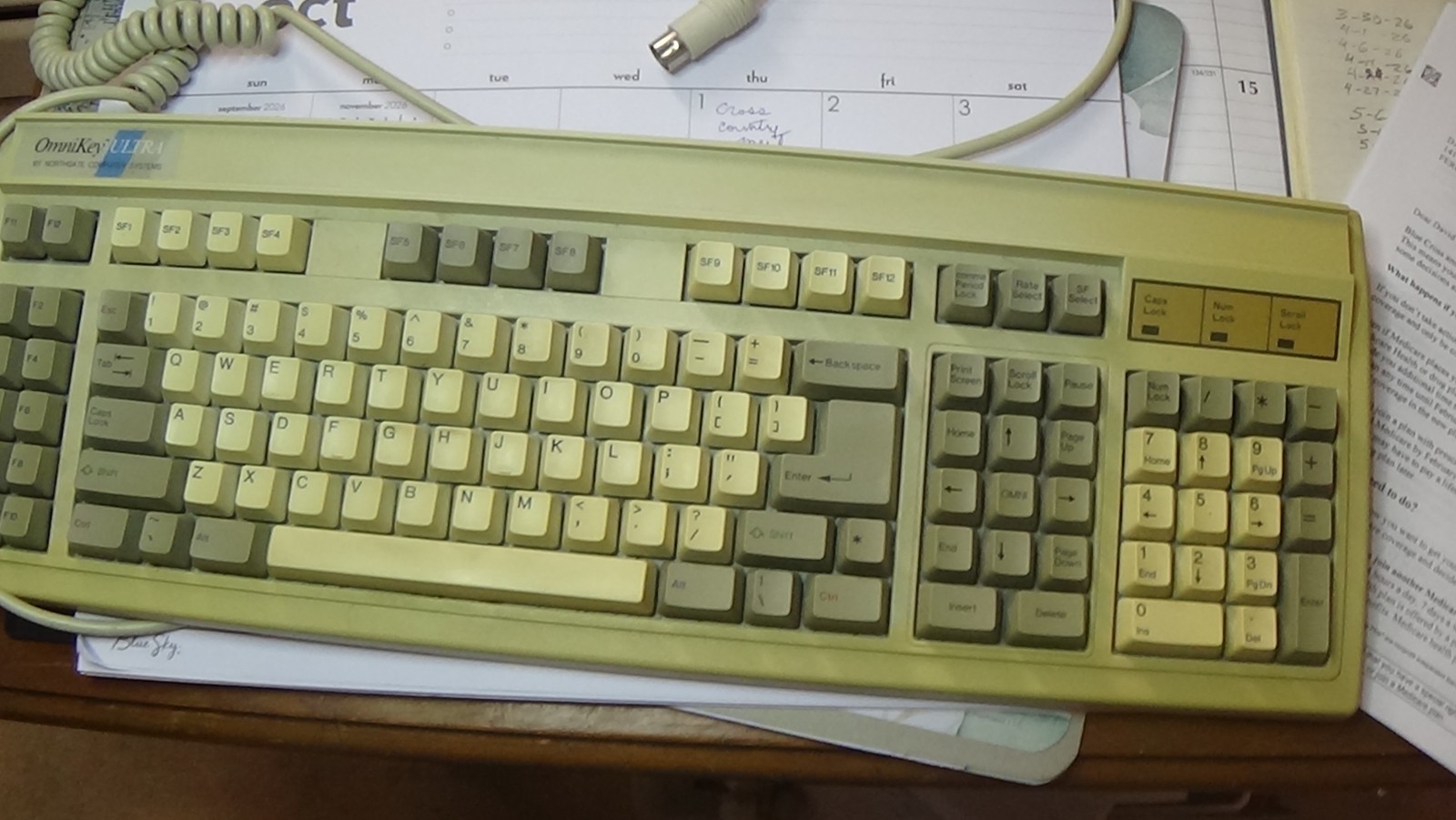 Vintage computer keyboard by Northgate Computer Systems Vintage computer keyboard by Northgate Computer Systems