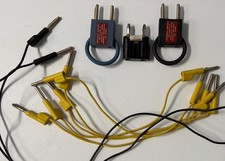 Vintage Donner Scientific Analog Computer Patch Cords Banana Plugs & Resistor picture