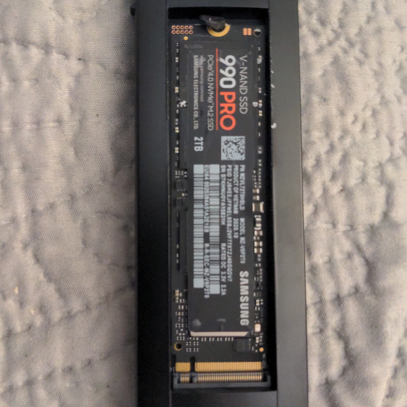 samsung 990 evo plus 2tb nvme m.2 ssd barely used