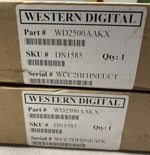 2 Sealed Western Digital Blue 250GB HDD SATA III 3.5