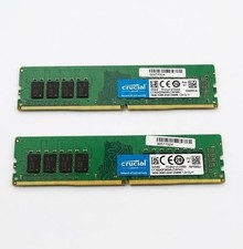 Crucial 32GB Kit 2x16GB DDR4 2400MHz PC4-19200 Desktop Memory RAM CT16G4DFD824A picture
