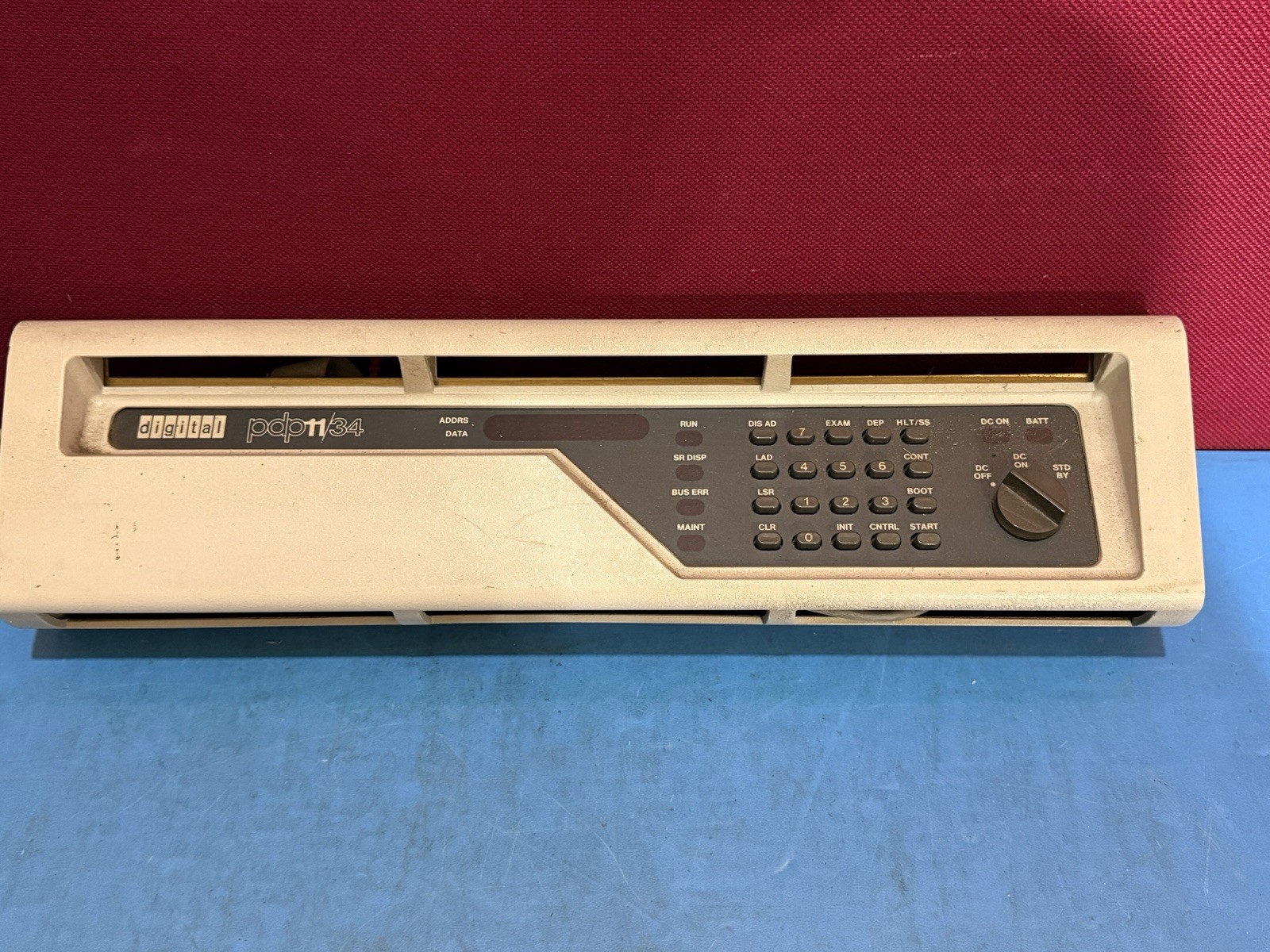 DEC PDP-11/34 Front Panel Complete PDP11 RARE