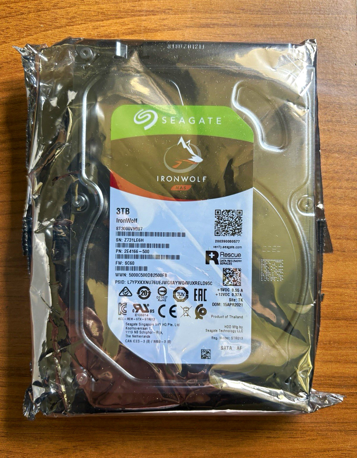 Seagate IronWolf 3TB 3.5