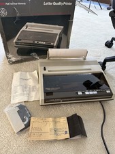 Vintage GE TXP-8100 Letter Quality Printer – Original Box – Atari Commodore picture