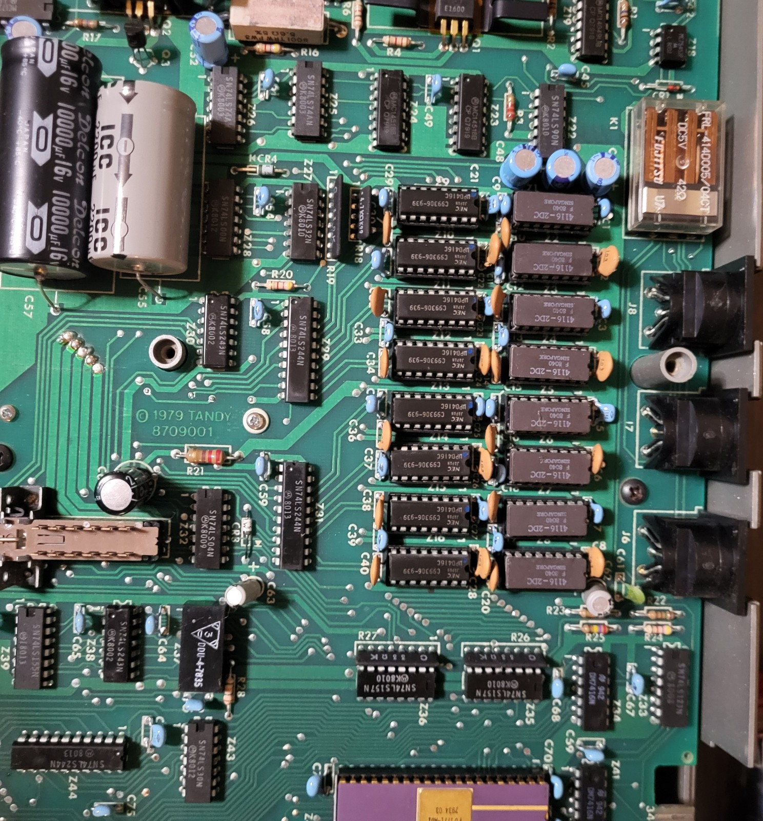 Vintage Radio Shack TRS-80 Expansion Interface Fully Upgraded Max 32k Ram