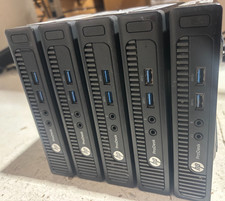 Lot 5 HP Prodesk 400 G1 PC Mini Intel i5-4590T 2GHz 4GB DDR3 NO HDD NO OS picture