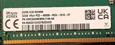 SK hynix 32GB DDR5 ECC Registered RDIMM PC5-4800B 288-Pin HMCG84MEBRA174N picture