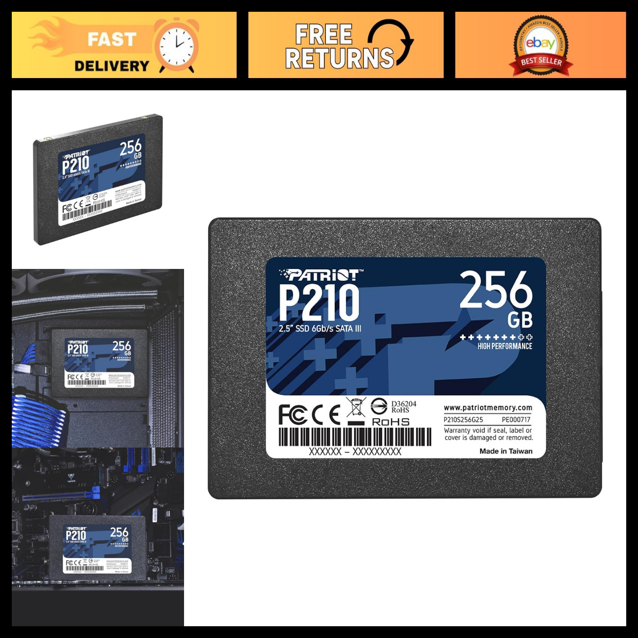256GB SATA III 2.5\