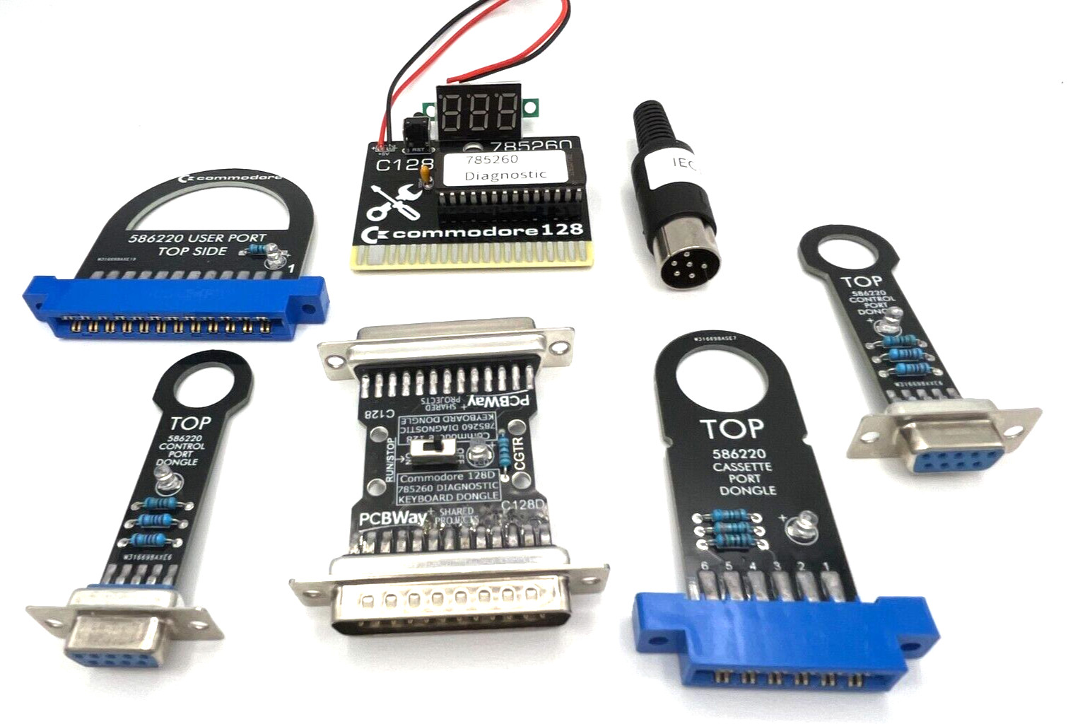 Commodore 128 Diagnostic Cartridge & Test Harness Set - USA seller Commodore 128 Diagnostic Cartridge & Test Harness Set - USA seller