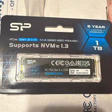 Silicon Power P34A60 1TB M.2 2280 NVMe PCIe Gen3x4 3D NAND SSD picture