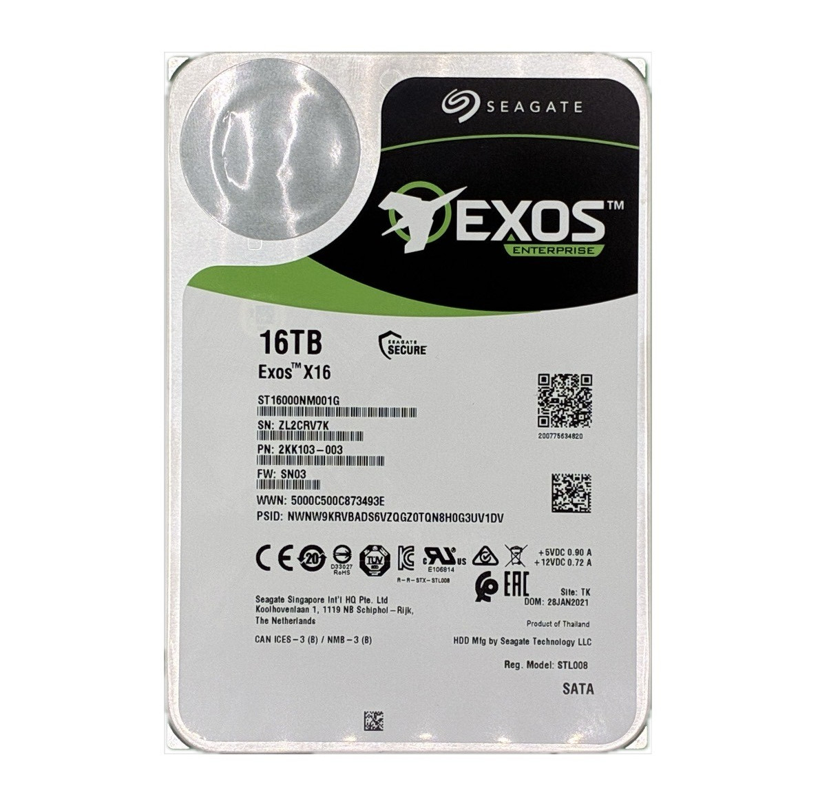 Seagate Exos X16 (7200RPM, 3.5\ Seagate Exos X16 (7200RPM, 3.5\