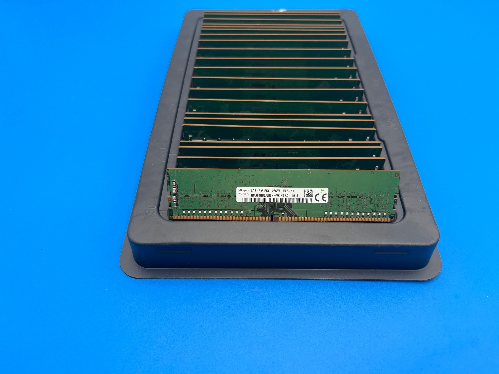 Lot of 23 - 8GB 1Rx8 DDR-4 2666V MHz Desktop UDIMM Hynix HMA81GU6JJR8N-VK Lot of 23 - 8GB 1Rx8 DDR-4 2666V MHz Desktop UDIMM Hynix HMA81GU6JJR8N-VK
