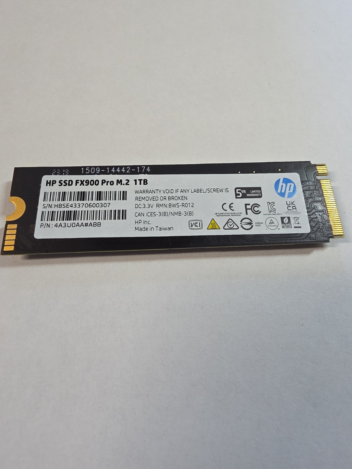 HP SSD FX900 Pro 1TB M.2 HP SSD FX900 Pro 1TB M.2
