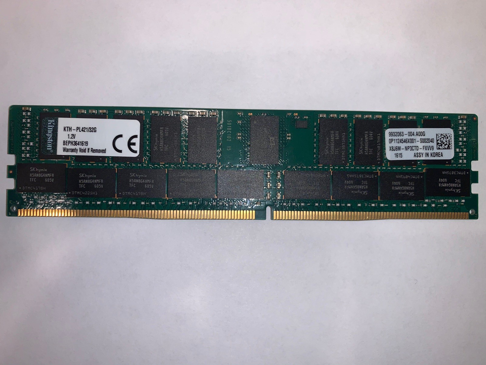 KTH-PL421/32G - KINGSTON 32GB DIMM (1X32GB) .
