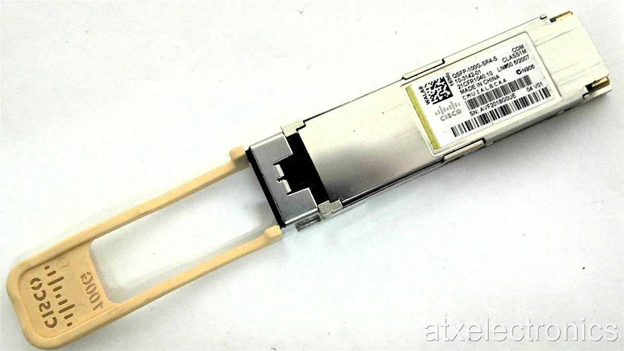 Cisco QSFP-100G-SR4-S 10-3142-01 100G QSFP Transceiver Module Cisco QSFP-100G-SR4-S 10-3142-01 100G QSFP Transceiver Module
