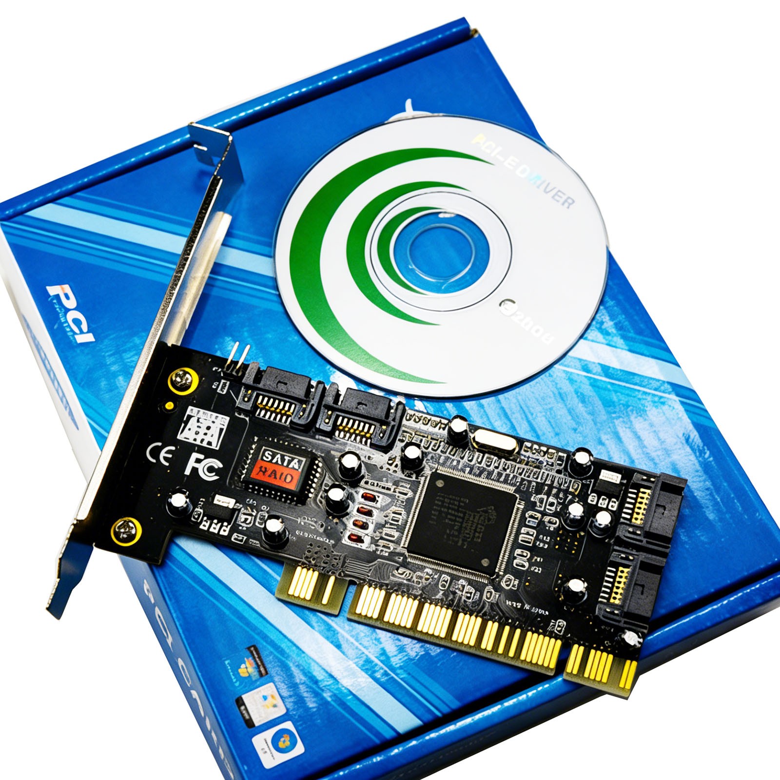 PCI to 4 Ports SATA Controller RAID CARD Pci sata Sil3114 Supports 3TBx4 HDD PCI to 4 Ports SATA Controller RAID CARD Pci sata Sil3114 Supports 3TBx4 HDD