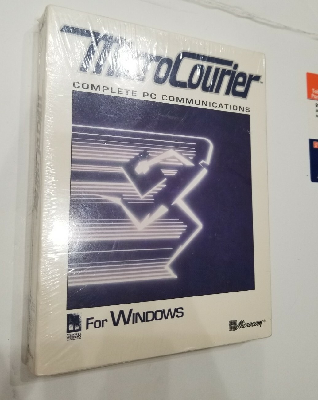 Rare New 1991 Micro Courier Microsoft Windows 1.0 PC Communications DOS Vintage