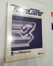 Rare New 1991 Micro Courier Microsoft Windows 1.0 PC Communications DOS Vintage picture