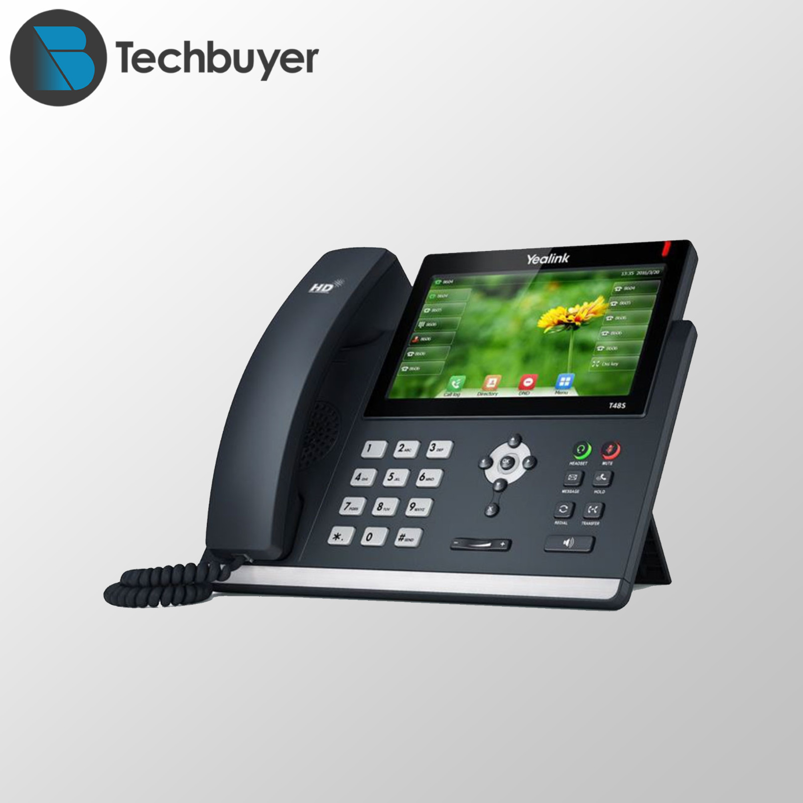 Yealink T48S VoIP/SIP Phone, 2 x Gigabit Ports PoE 7 Yealink T48S VoIP/SIP Phone, 2 x Gigabit Ports PoE 7
