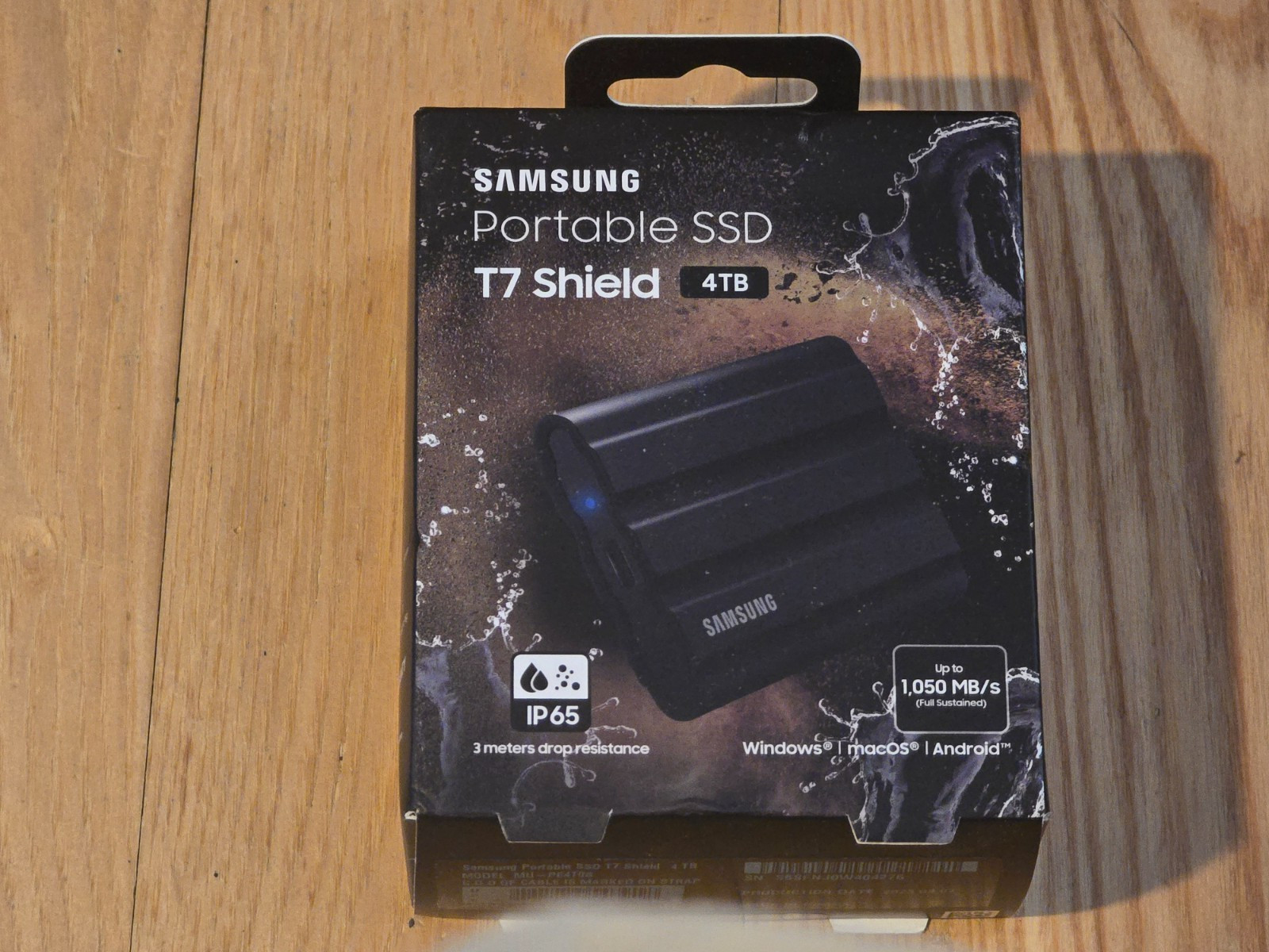 Samsung T7 Shield 4TB  Portable External SSD - Black  ~ NEW SEALED BOX
