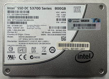 800GB Intel SSD DC S3700 Series SSDSC2BA800G3P 2.5