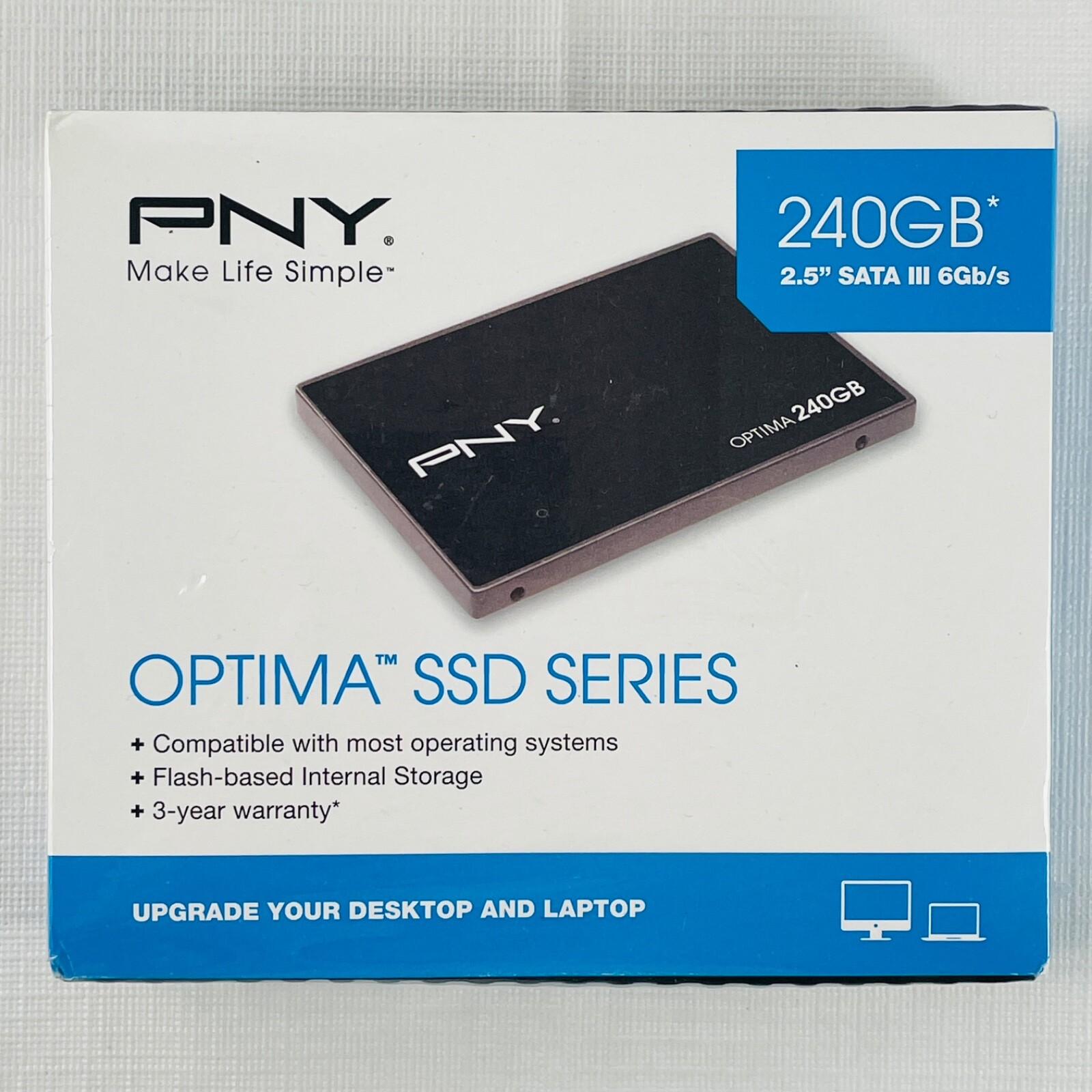 PNY Optima SSD Series 240GB SATA III 6 Gb/s Solid State Drive