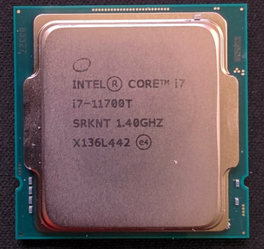 Intel Core i7-11700T 1.4GHz Processor 8-Core Socket LGA1200 SRKNT