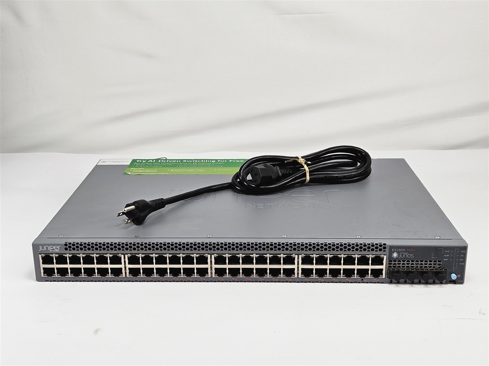 Juniper Networks EX2300-48P Managed Switch 4x 10G SFP Uplinks